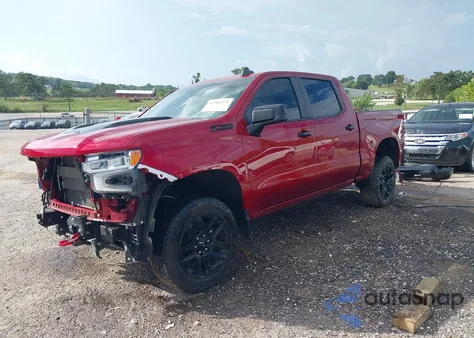 2023 Chevrolet Silverado 1500 4Wd Short Bed Lt Trail Boss from USA, damaged, VIN 3GCUDFED3PG186417